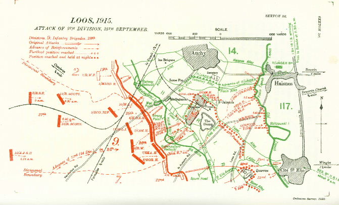 Loos Battlefield Maps 1915